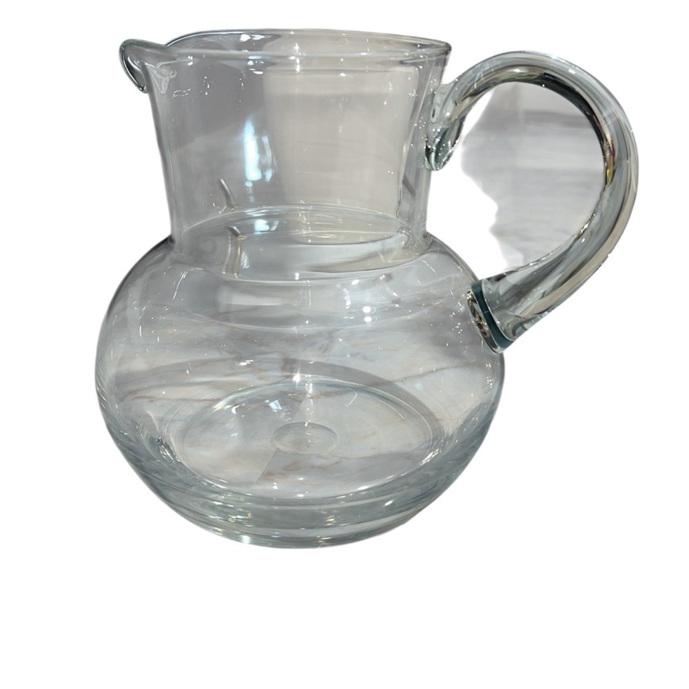 Stylish Clear Glass Jug $23